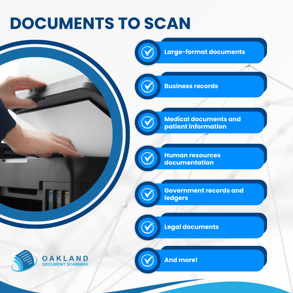 Digitizing Services | Oakland Document Scanning